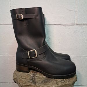 Mellow Walk Vanessa Steel Toe Womens Size 8 Leather Motorcycle Engineer Boots